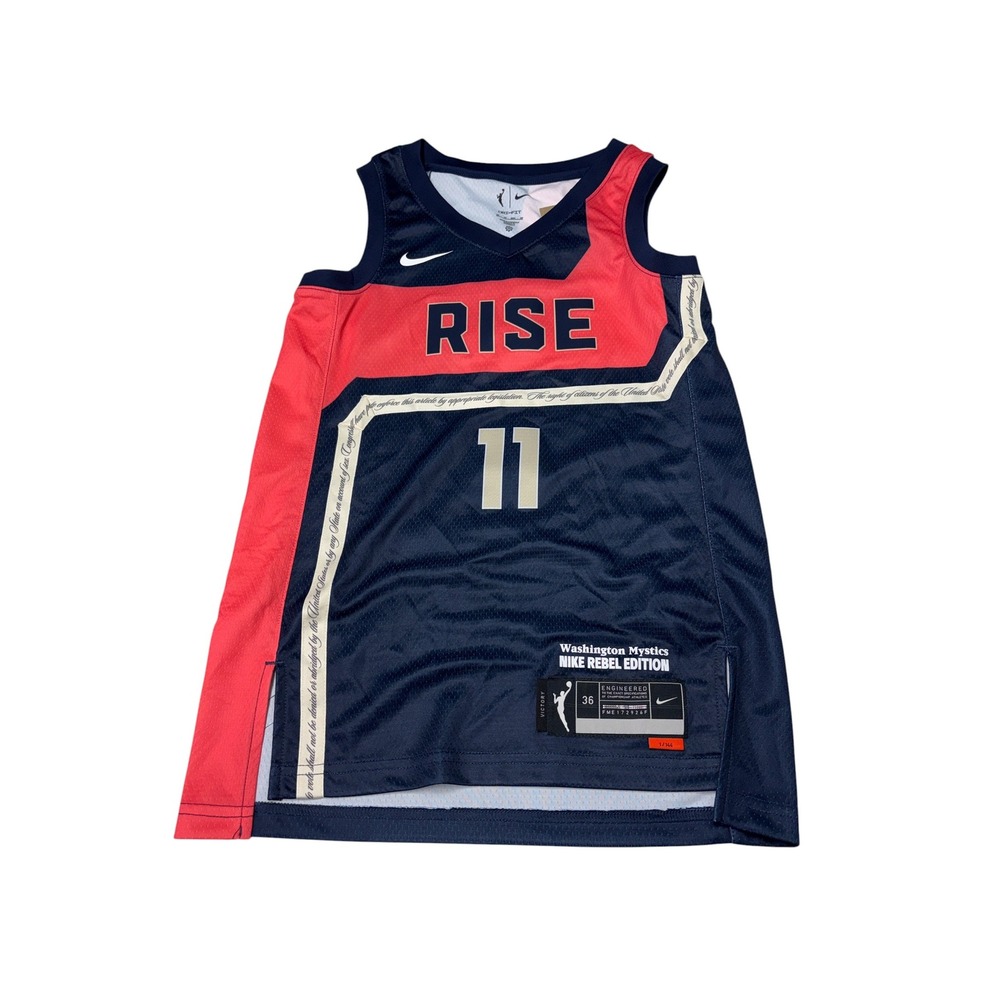 NWT Nike Washington Mystics Elena #11 Delle Donne Rebel Edition Jersey Womens XS